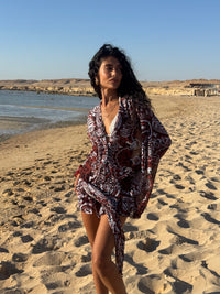 Soraya in Brown Bandana