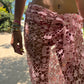 Skull & Star Crochet Sarong (Long) in Pink (Pre-Order: Shipping August 22)