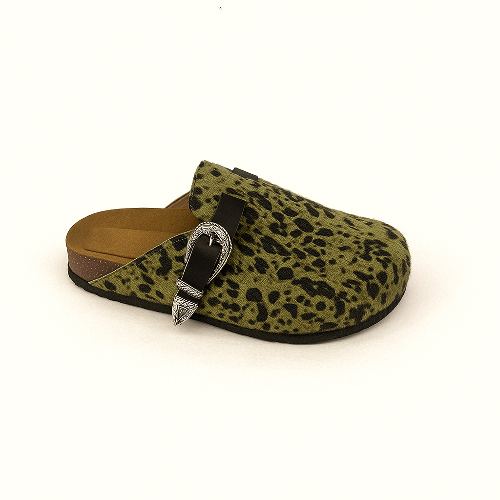 Milah Western in Olive Green Hair Effect