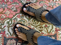 Studs Thong Slides
