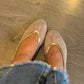 Jackie-O  French-Mesh Ballerina in Gold Ore