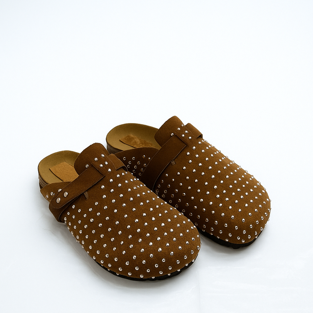 Milah Western in Studded Brown (Shipping by October 5)