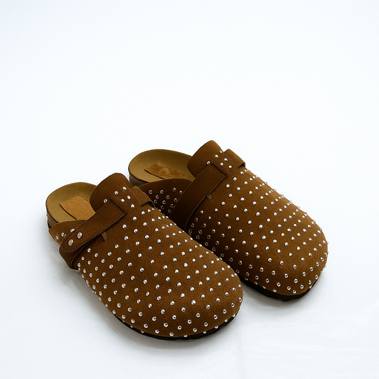 Milah Western in Studded Brown (Shipping by October 5)