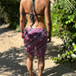 Plum Chevron Weave Sarong (short)