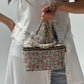 Vanity Bag in Beige Plaid (with chain)