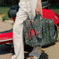Bandana Quilted Tote Bag in Olive (Preorder May 5)