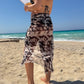 Sarong in Jungle Brown Mesh