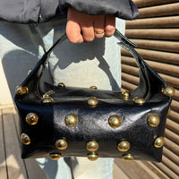 Bric in Black & Gold Eyelets