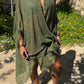 Tulum Cover-up in Olive Green