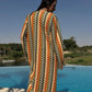 Salina’s Maxi dress in Orange-twist