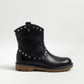 Western Boot in 100% Genuine Black Leather (Girls)