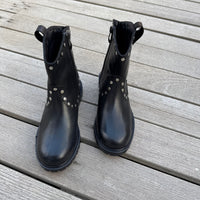 Wild West Boot in black 100% Genuine Leather (Girls)
