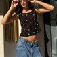 Flower-Power Top (hand-embroidered)