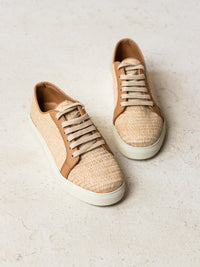 Marcy Sneaker in Raffia