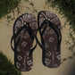 Flip-Flops in Leopard Bandana