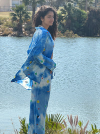 Hippie-Funk hand-dyed tie-dye It-Girl set by COCOBELLE, view 5