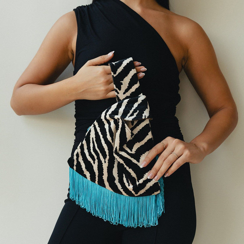 “Knot-Bag” in Wild Zebra (SOLD OUT Pre-order: Shipping October 16)
