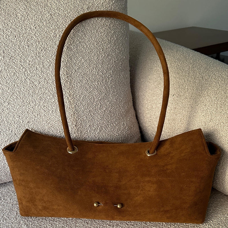 “Le Spec” Shoulder Bag in Brown
