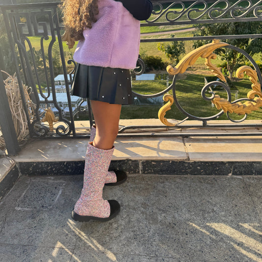 Oh My Glitter! girls' western boot by COCOBELLE