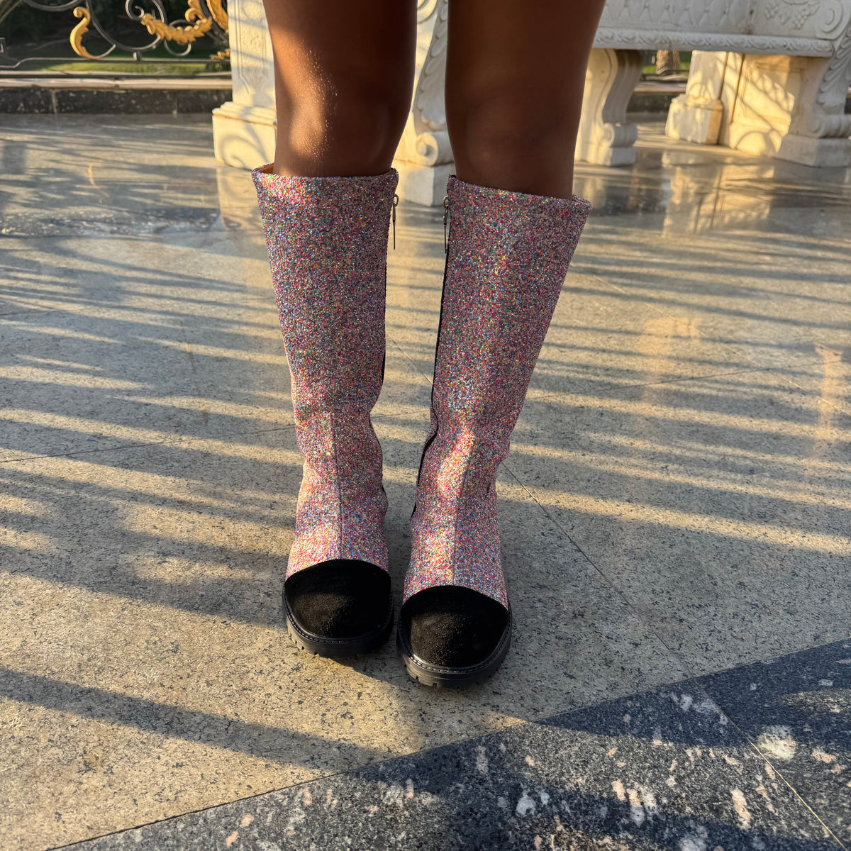 Oh My Glitter! girls' western boot by COCOBELLE, view 5