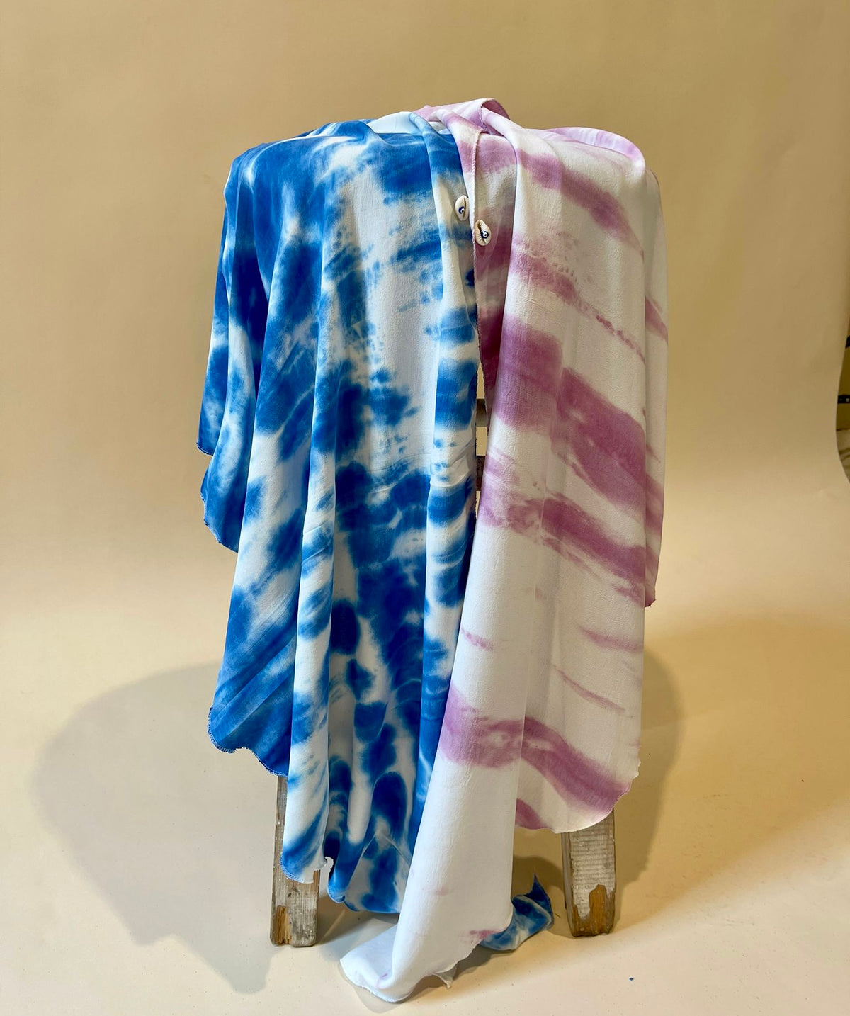 Purple wave sarong by COCOBELLE, view 2