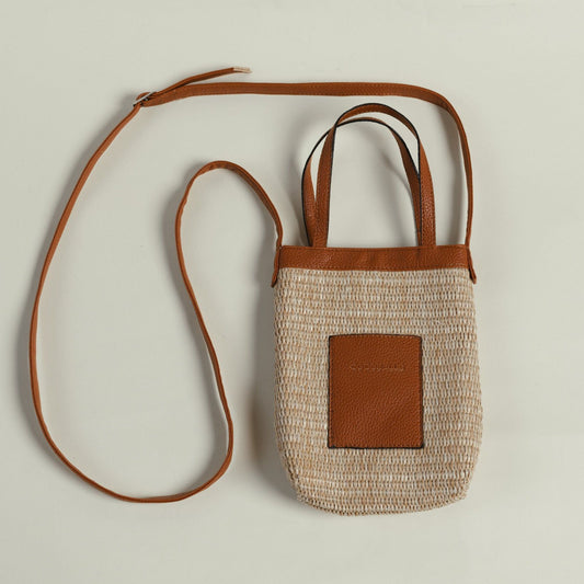 Raffia Phone bag by COCOBELLE