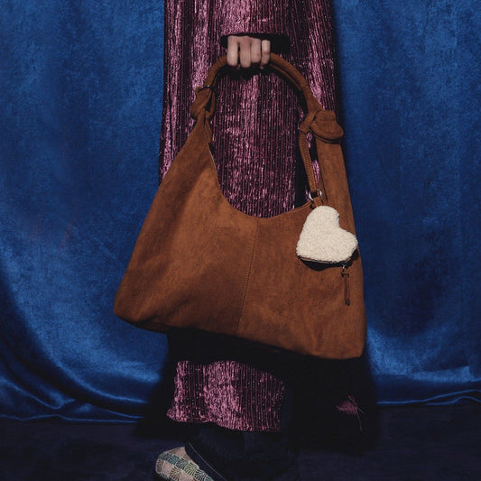 Suzan shoulder bag in brown by COCOBELLE