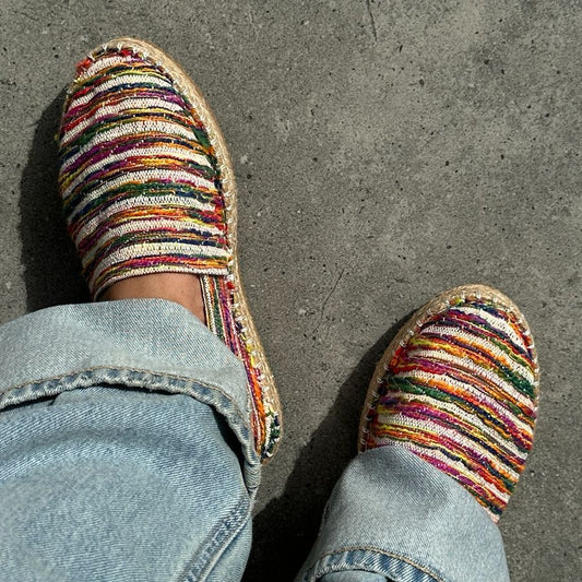 Tulum woven espadrilles in Paradise by COCOBELLE