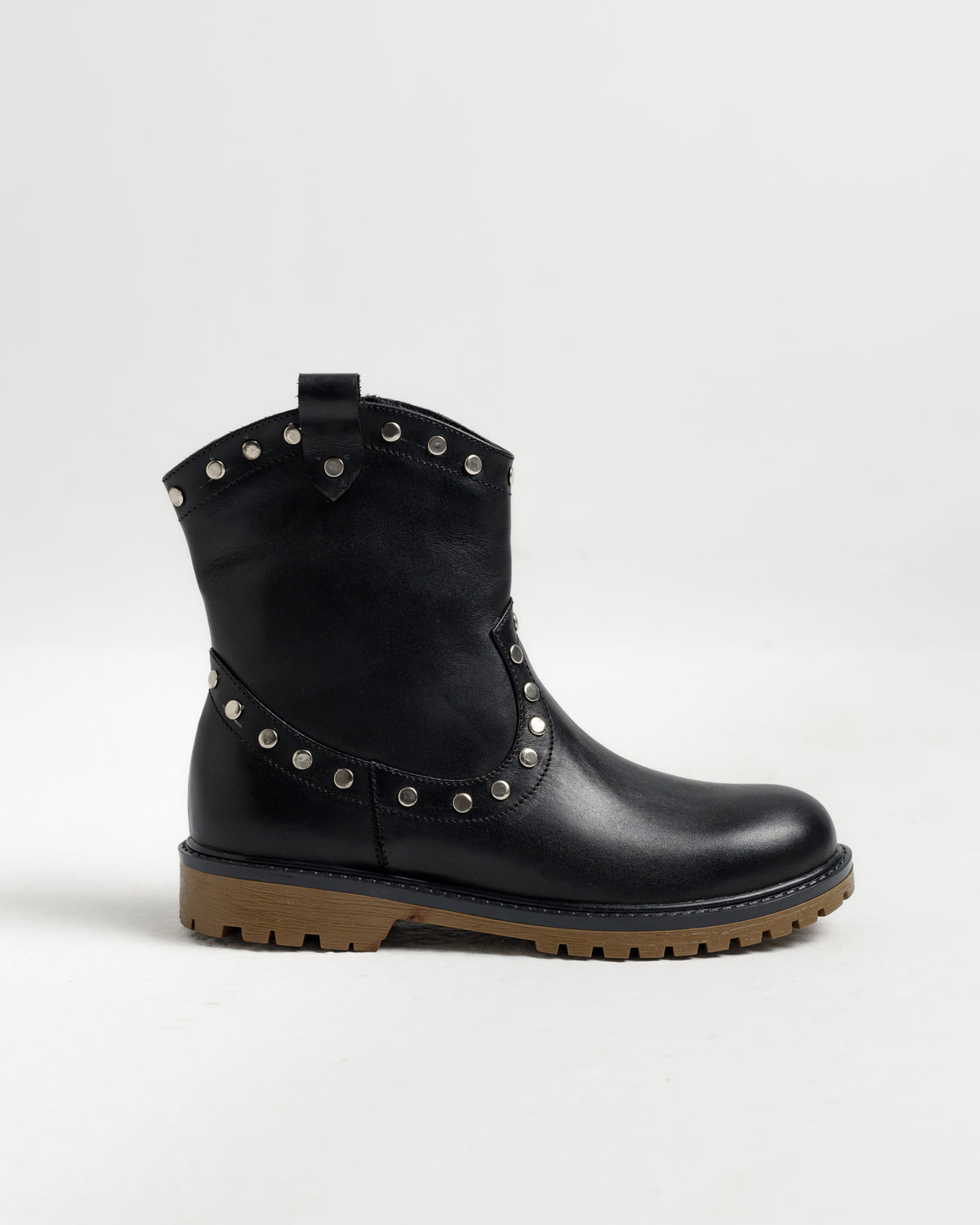 Wild West girls' western boot in genuine leather by COCOBELLE, view 3
