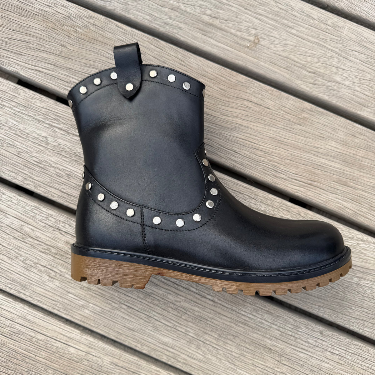 Wild West girls' western boot in genuine leather by COCOBELLE, view 5