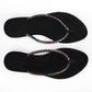The Inez in Rainbow Crystal/Black - Slides