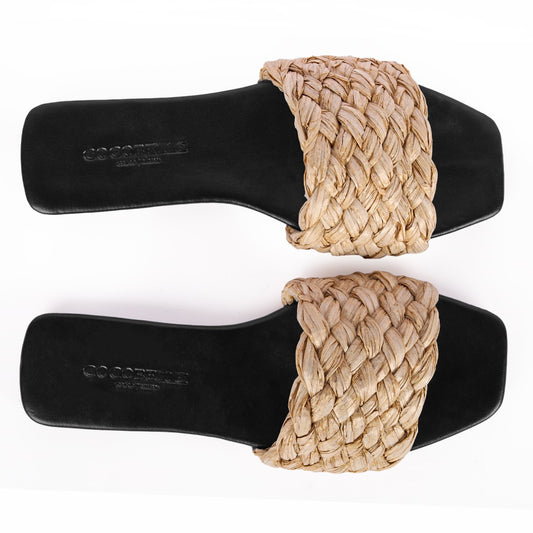 The Naomi in Natural Raffia - Slides